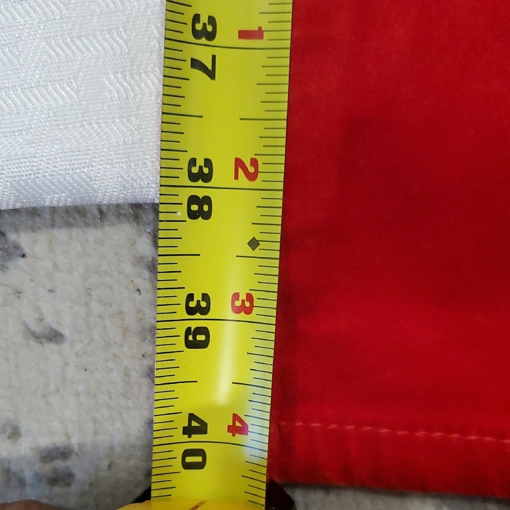 Nwot Jones New York Bold Red Velvet Feel Jeans - Picture 5 of 12